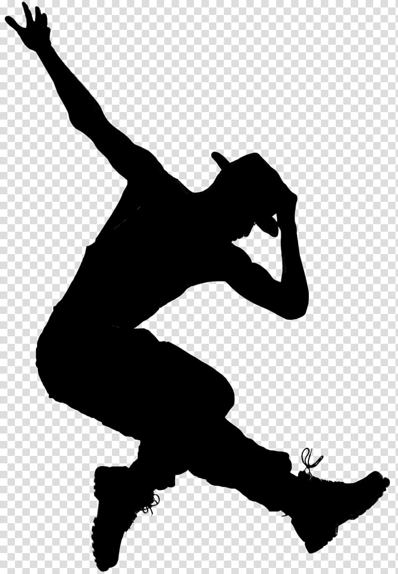 Street Dance, Silhouette, Logo, Mascot, Symbol, Athletic Dance Move, Jumping, Volleyball Player transparent background PNG clipart