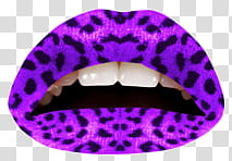Mouths, purple and black lipstick transparent background PNG clipart