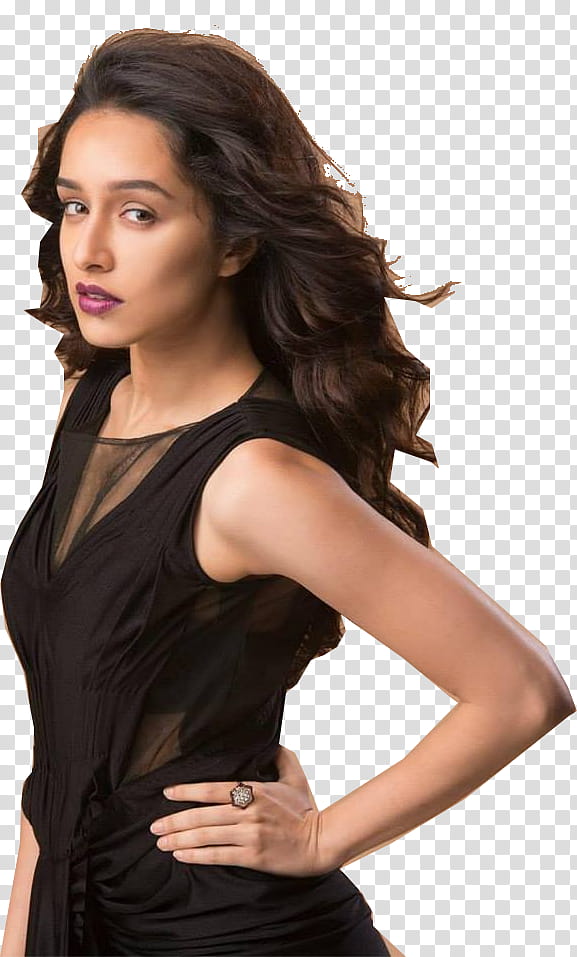 Shraddha Kapoor, woman putting hand on waist transparent background PNG clipart