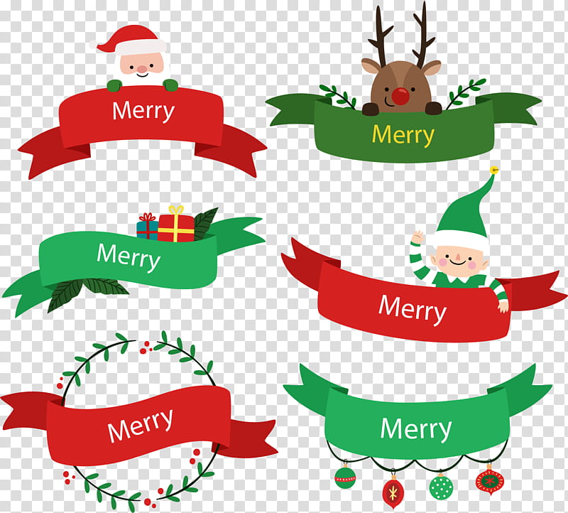 Christmas Tree Red, Banner, Santa Claus, Facade, Christmas Day, Logo, Holiday Ornament, Christmas Eve transparent background PNG clipart