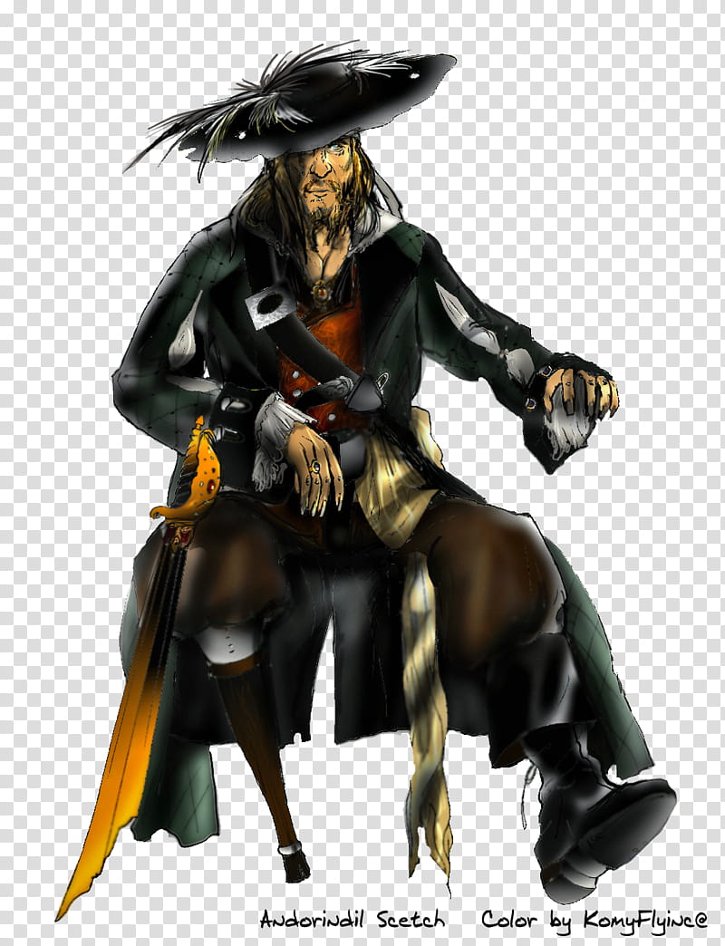 Hector Barbossa transparent background PNG clipart