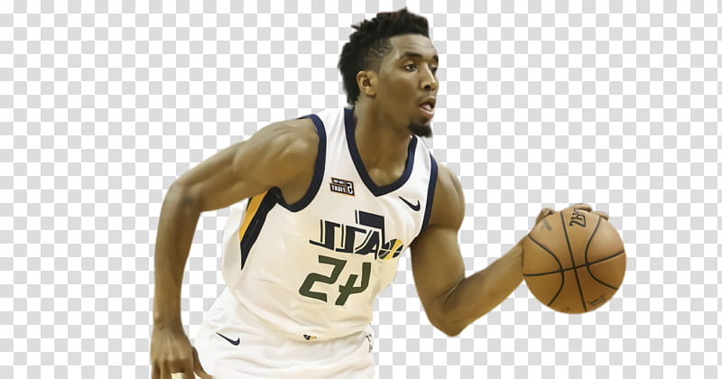 Donovan Mitchell basketball player, Shoulder, Team Sport, Ball Game, Sports, Jersey, Sportswear, Basketball Moves transparent background PNG clipart