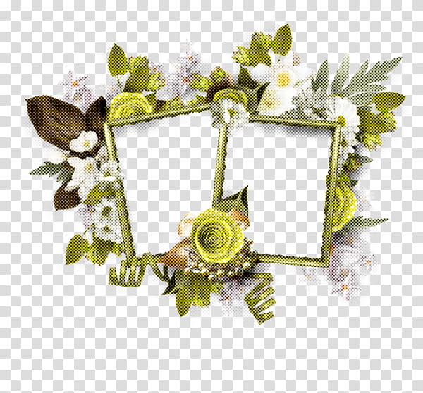 Christmas Frame, Frames, Flower, Painting, Floral Design, Collage, Branch, Plant transparent background PNG clipart