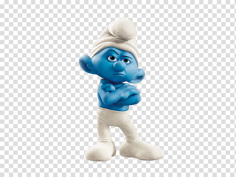 Smurfs, Grouchy Smurf transparent background PNG clipart