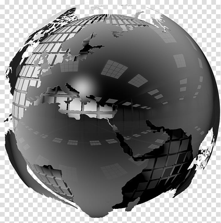 helmet world globe black-and-white animation, Blackandwhite, Sphere, Motorcycle Helmet transparent background PNG clipart