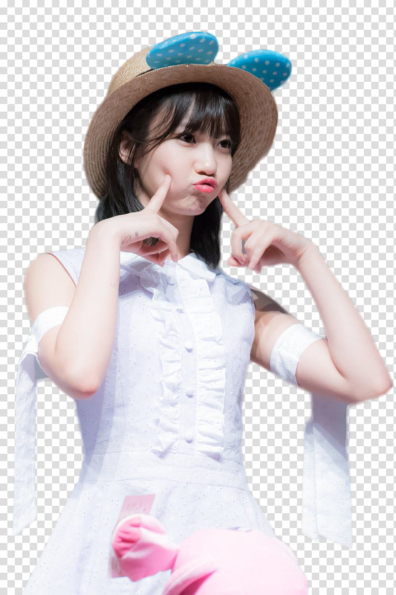 RENDER  S BINNIE OH MY GIRL, standing man holding booth cheek transparent background PNG clipart