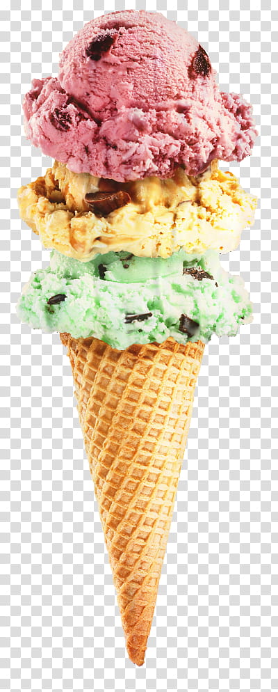Ice Cream Cone Ice Cream Cones Sundae Waffle Neapolitan Ice Cream Dessert Food Ice Cream