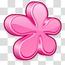 Personalization for Girls, pink flower icon transparent background PNG clipart