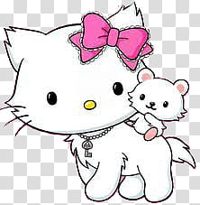 Charmmy Kitty s, white cat illustration transparent background PNG clipart