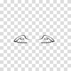 Rabbit Base Free to Use, angel wings outline transparent background PNG clipart