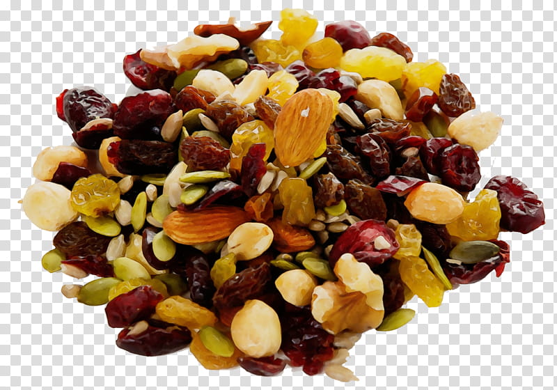 mixed nuts food dish cuisine superfood, Watercolor, Paint, Wet Ink, Ingredient, Trail Mix, Dried Fruit, Snack transparent background PNG clipart