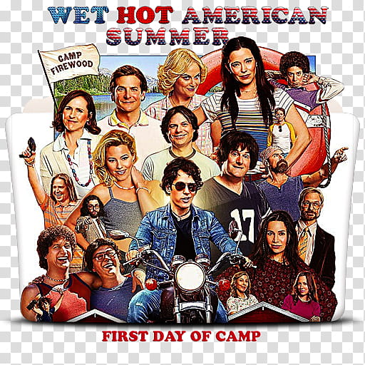 TV Series Icon Pack , Wet Hot American Summer First Day of Camp [USA] ( ) transparent background PNG clipart