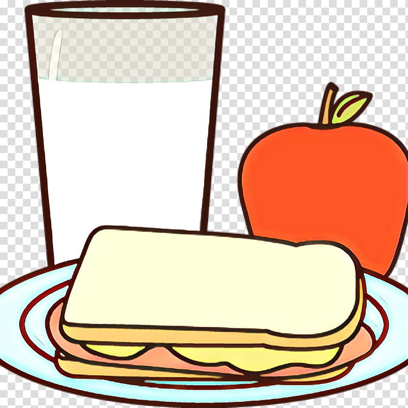 dinner plate with food clipart school