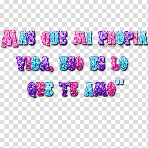 Mas que mi propia vida eso es lo que te amo transparent background PNG clipart