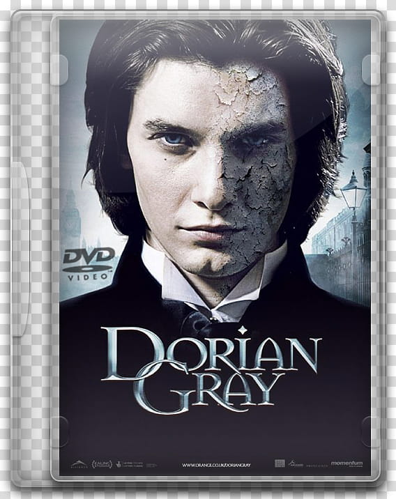DVD movies icon, Dorian Gray, Dorian Gray DVD case transparent background PNG clipart