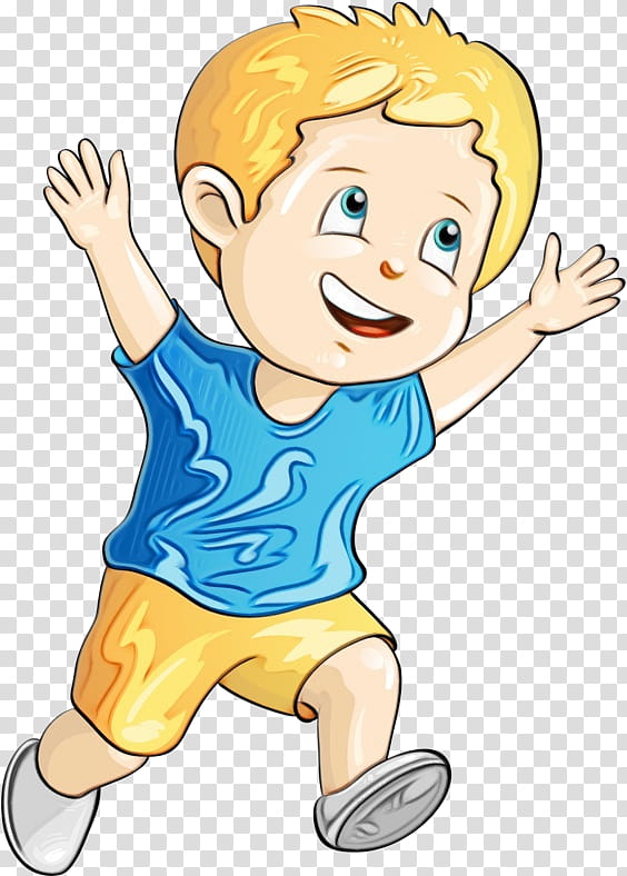 cartoon throwing a ball child playing sports, Watercolor, Paint, Wet Ink, Cartoon, Happy, Thumb, Finger transparent background PNG clipart