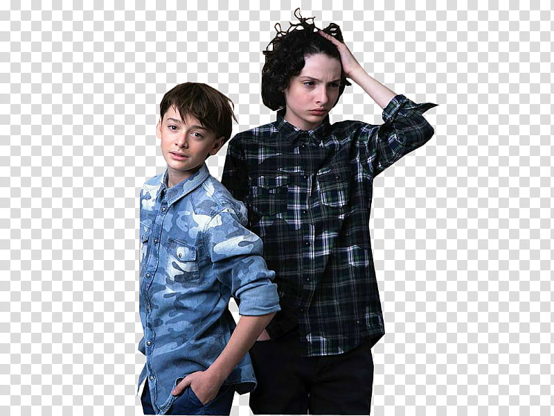 Finn Wolfhard Noah Schnapp  transparent background PNG clipart