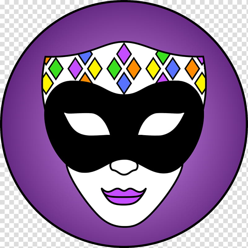 Face, Harlequin, Harlequin Enterprises, Mask, Logo, Computer Monitors, Buffalo, Purple transparent background PNG clipart