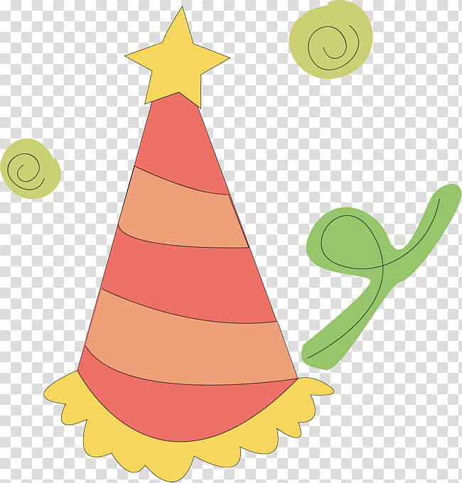 Cartoon Christmas Tree, Party, Birthday
, Hat, Cartoon, Party Hat, Balloon, Gift transparent background PNG clipart