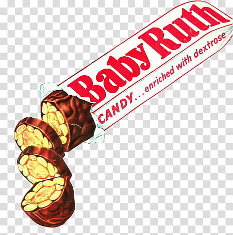 Baby Ruth candy illustration transparent background PNG clipart