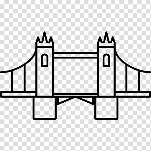 London, Tower Bridge, London Bridge, Big Ben, Tower Of London, Logo, Line Art, Diagram transparent background PNG clipart