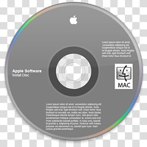 Apple Software Disc, Apple Disc transparent background PNG clipart thumbnail