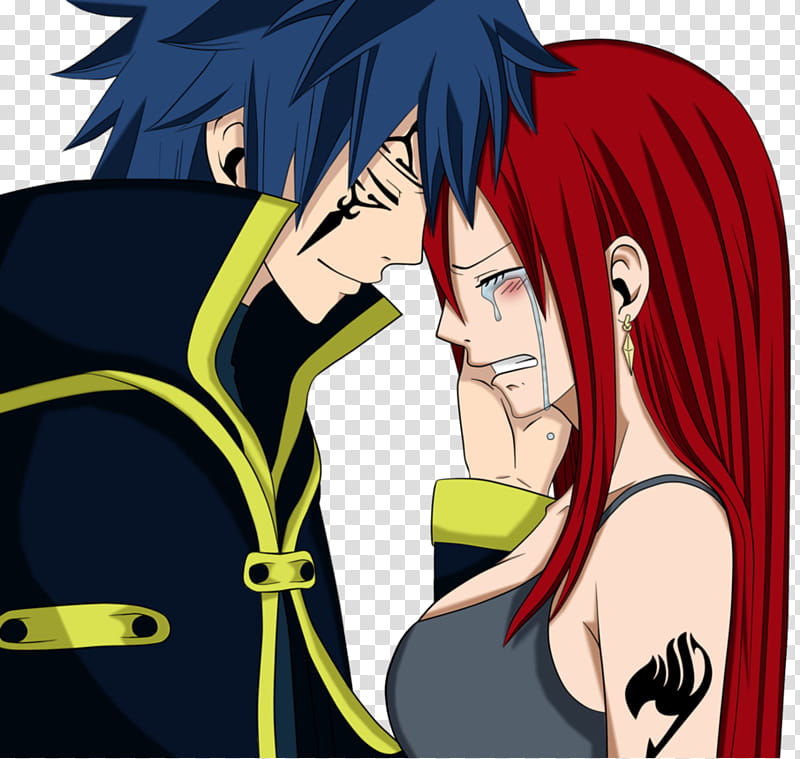 Erza And Jellal Comfort transparent background PNG clipart