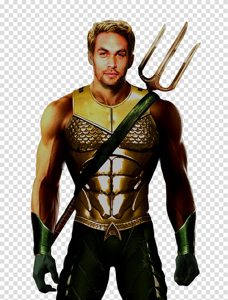 Jason Momoa as Aquaman v transparent background PNG clipart