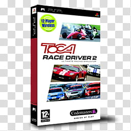PSP Games Boxed  , TOCA Race Driver  The Ultimate Racing Simulator transparent background PNG clipart