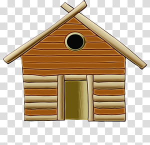 Watercolor, Paint, Wet Ink, House, Building, Mansion, Cottage, Log Cabin transparent background PNG clipart thumbnail