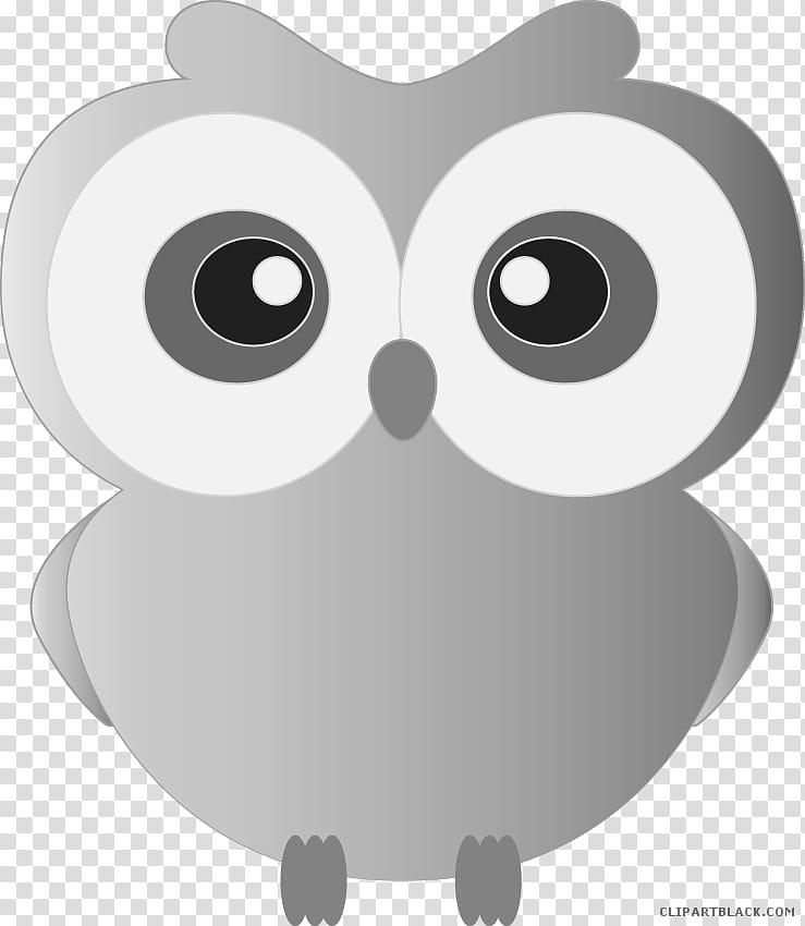 Owl, Cuteness, Printing, Bird, Nose, Beak, Bird Of Prey, Black And White transparent background PNG clipart