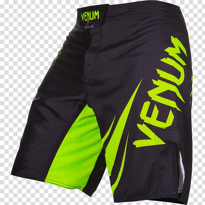 Fight, Venum, Shorts, Boxing, Mixed Martial Arts, Bermuda Venum, Muay Thai, Venum Challenger Mma Gloves transparent background PNG clipart