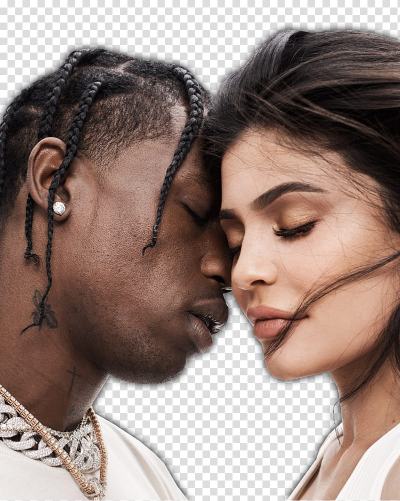 Kylie Jenner and Travis transparent background PNG clipart