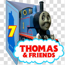 Thomas and Friends Folder Icon Sets CV Eng Jap , Thomas & friends S (Color Ver) (Folder Icon) (Eng) V transparent background PNG clipart