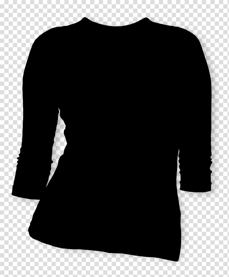 Sleeve Clothing, Tshirt, Longsleeved Tshirt, Shoulder, Outerwear, Black M, Top, Sweater transparent background PNG clipart