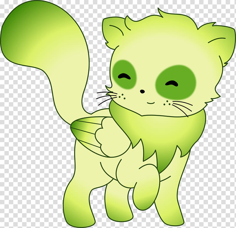 Green Grass, Cat, Plant Stem, Leaf, Flower, Character, Animal, Tree, Yellow, Cartoon transparent background PNG clipart