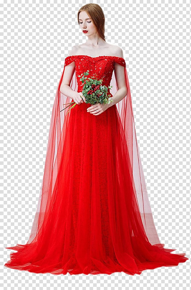 Wedding Day, Wedding Dress, Ball Gown, Bride, Strapless Dress, Red, Sleeve, Evening Gown transparent background PNG clipart