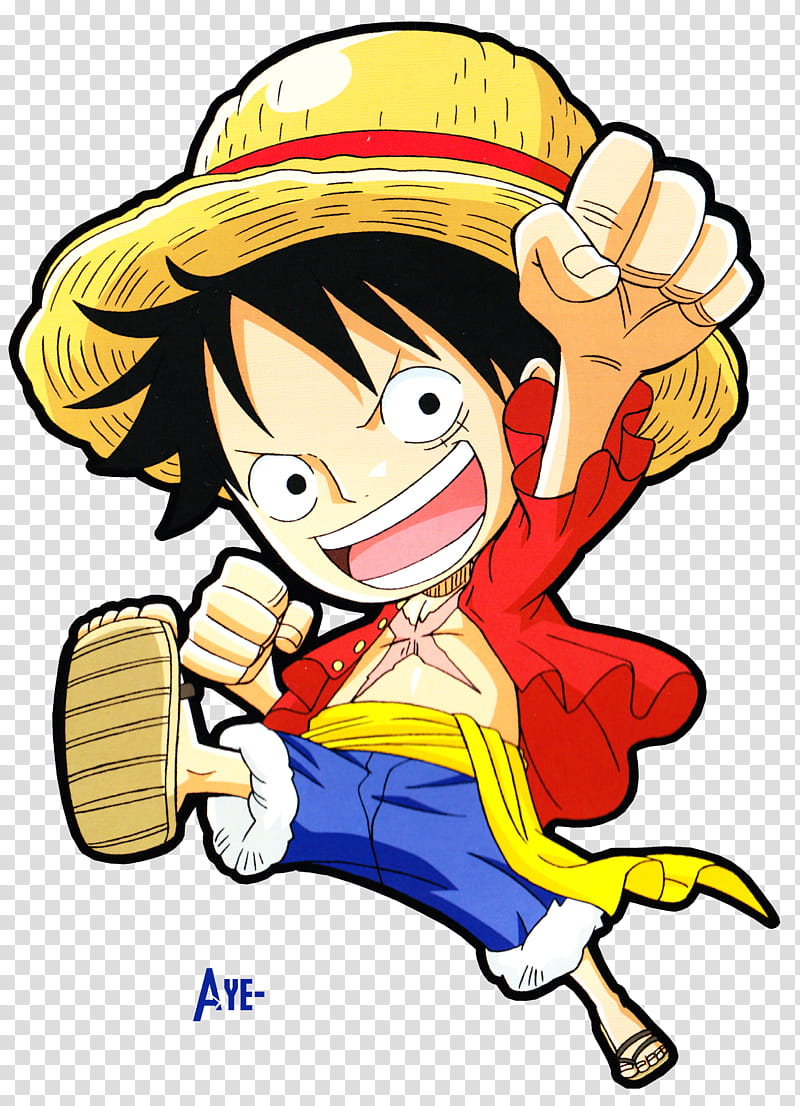 Luffy Chibi Render, One Piece Monkey D. Luffy wallpape transparent background PNG clipart