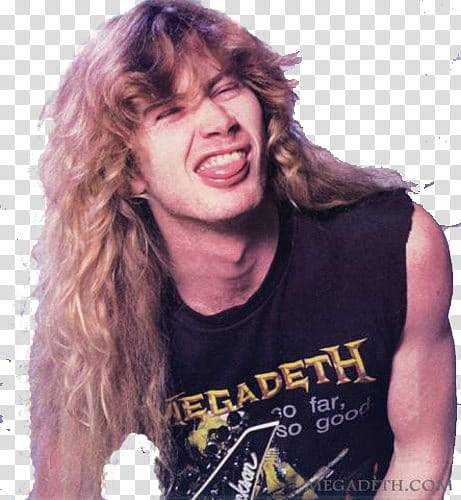 Dave Mustaine transparent background PNG clipart