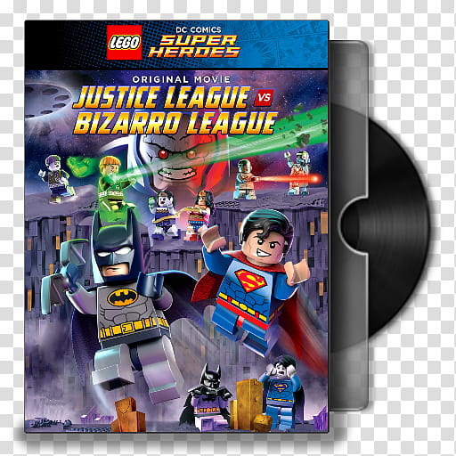 Lego DC Comics, Justice League vs Bizarro League transparent background PNG clipart