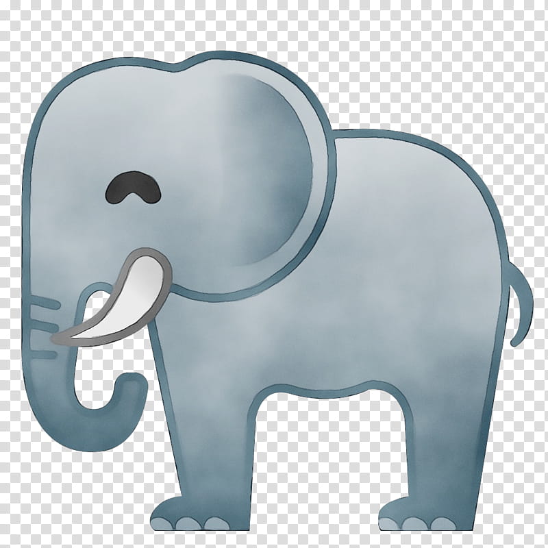 Indian elephant, Watercolor, Paint, Wet Ink, Elephants And Mammoths, African Elephant, Cartoon, Snout transparent background PNG clipart