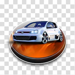 CAR Set , silver Volkswagen Golf illustration transparent background PNG clipart