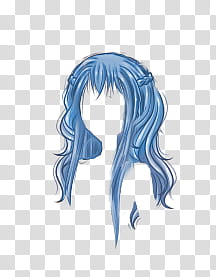 Bases Y Ropa de Sucrette Actualizado, blue hair illustration transparent background PNG clipart