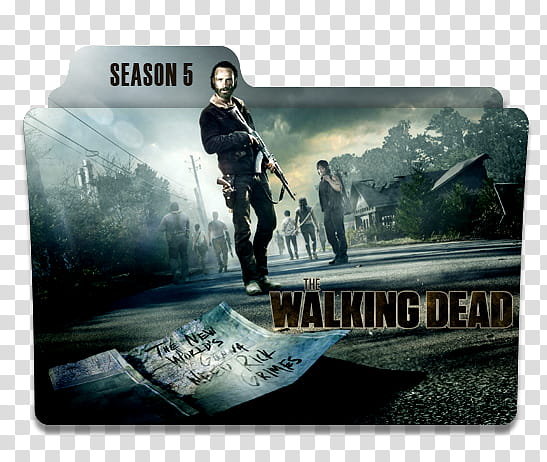 The Walking Dead Serie Folders, The Walking Dead Rick Grimes transparent background PNG clipart