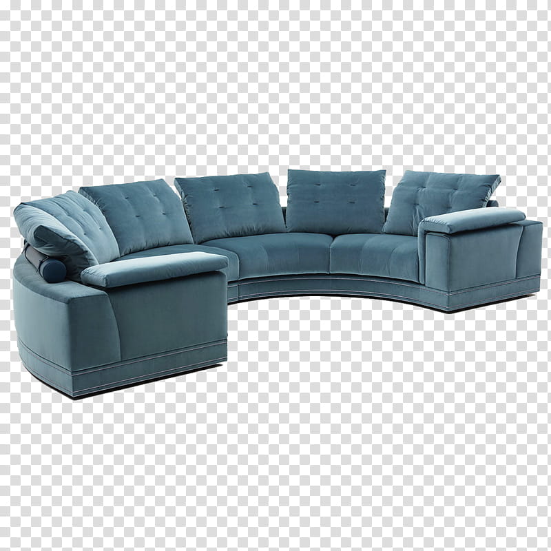 Couch Sofa bed Furniture Design Fauteuil, Divan, Chaise Longue, Living Room, House, Blue, Chair, Leather transparent background PNG clipart