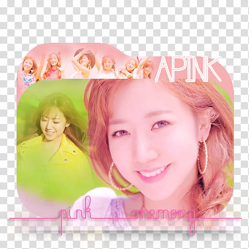 APINK REMEMBER PINK VER FOLDER ICONS, NJ transparent background PNG clipart