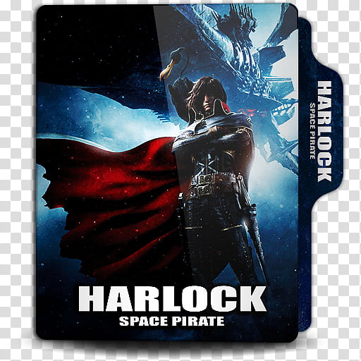 Harlock folder icon, Harlock Space Pirate..jap () transparent background PNG clipart