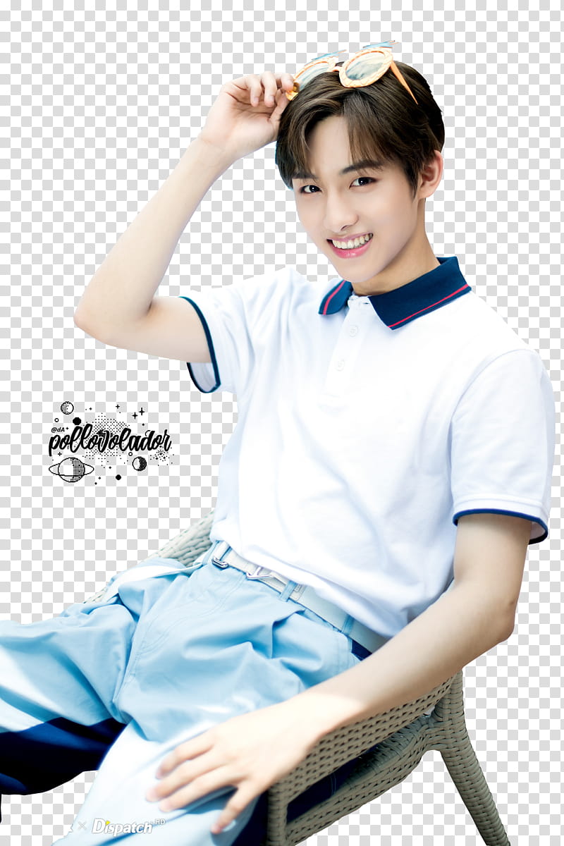 Winwin Summer Vacation, unknown celebrity sitting on brown armchair transparent background PNG clipart
