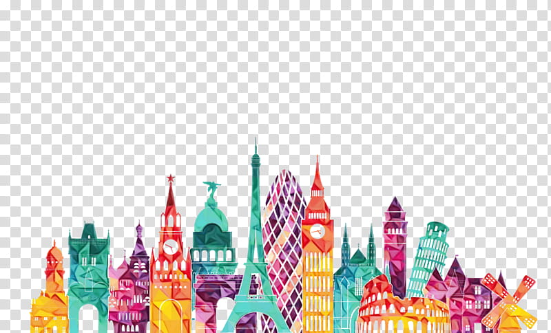 City Skyline Silhouette, Europe, European Union, Human Settlement, Colorfulness, Skyscraper, Cityscape transparent background PNG clipart