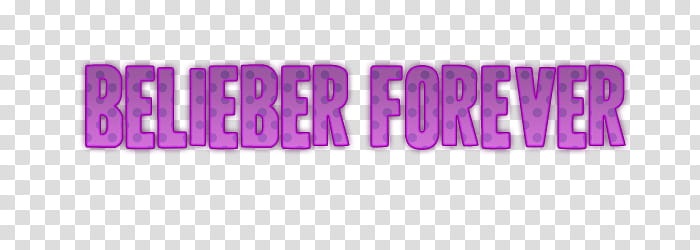 Texto Belieber Forever transparent background PNG clipart